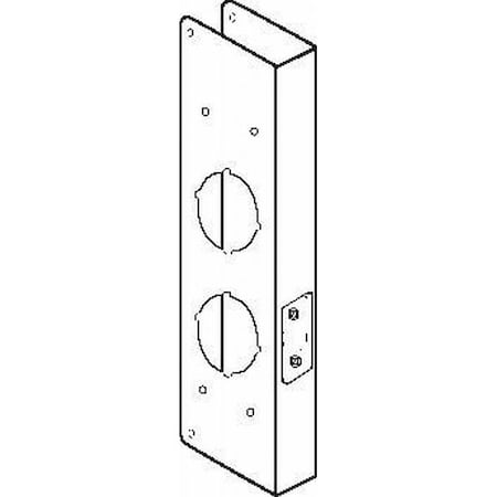 Don-Jo Classic Wrap Around for Best 93KV and Mas-Hamilton Power Levers with 2-3/4" Backset and 1-3/4" Door CW16PB